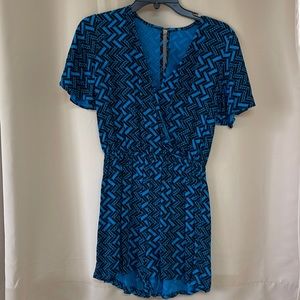 Woman’s Aloha Print Romper (xs)